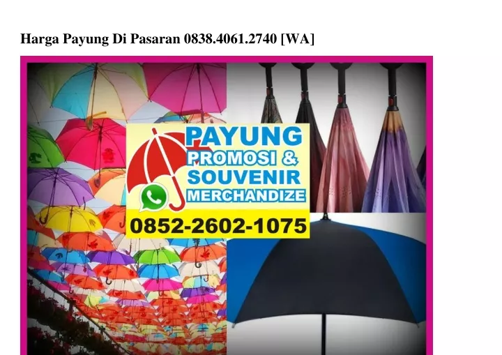 harga payung di pasaran 0838 4061 2740 wa