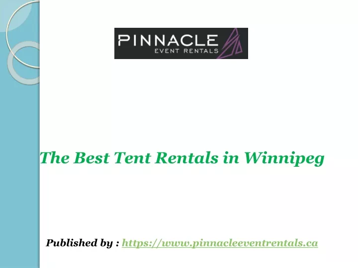 the best tent rentals in winnipeg published
