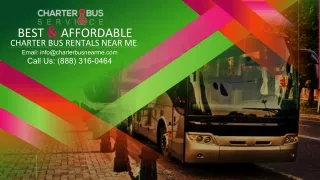Best & Affordable Charter Bus Near Me