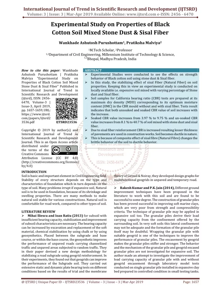 international journal of trend in scientific