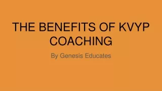 KVPY Coaching in Panchkula - Genesis Educates