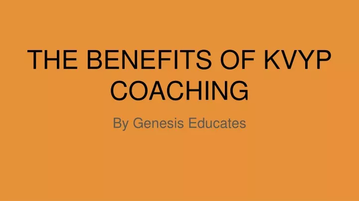 the benefits of kvyp coaching