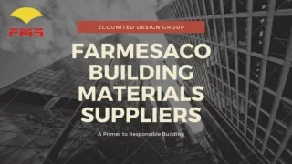 Building materials in FARMESACO FZC online store