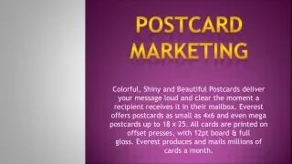 Postcard Marketing-Everest DMM