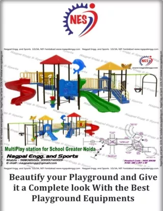 Beautify your Playground and Give it a Complete look with the Best Playground Equipments