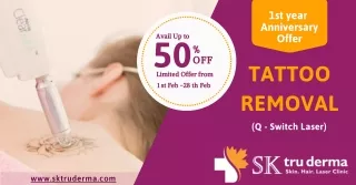 Tattoo Removal Treatment in Sarjapur Road, Bangalore | SK truderma anniversary Offer -2020