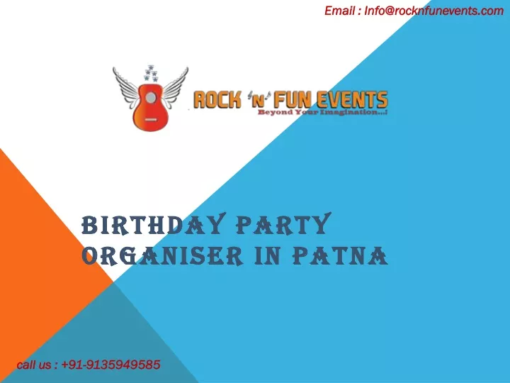 birthday party organiser in patna