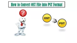 Convert OST to PST file