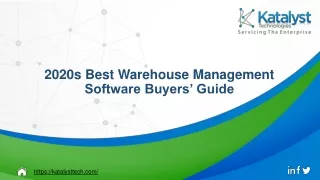 2020s Best Warehouse Management Software: Buyers’ Guide