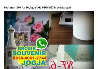 Souvenir 1000 An Di Jogja O838-4O61-2744 (whatsApp)