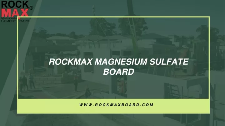 rockmax magnesium sulfate board