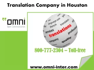 Best Translation Company in Houston
