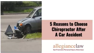 5 Reasons to Choose Chiropractor After a Car Accident