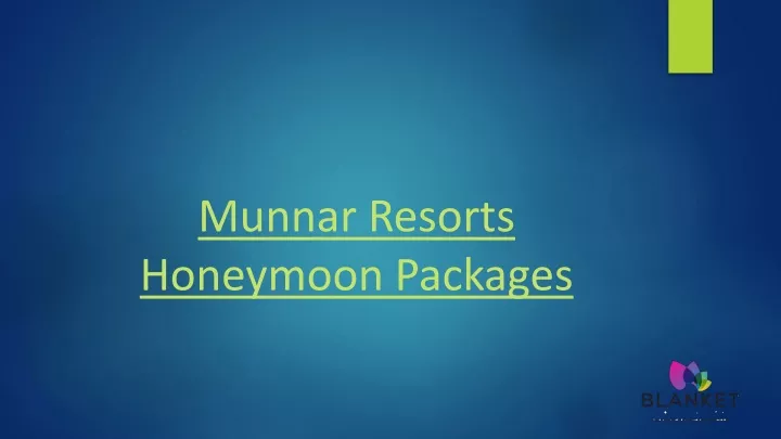 m unnar r esorts h oneymoon packages