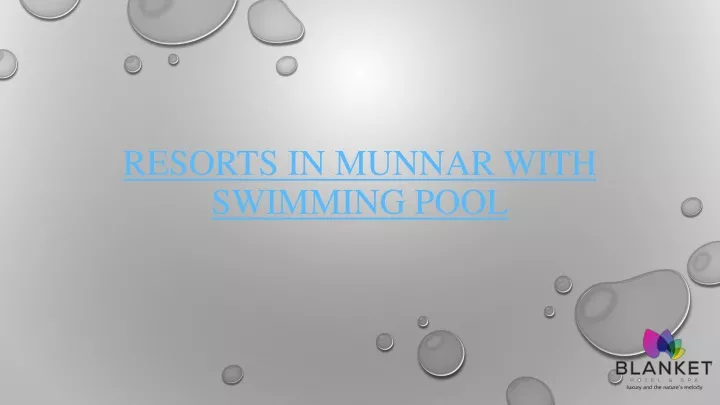 resorts in munnar with swimming pool