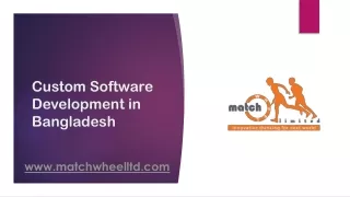Custom Software Development Company in Bangladesh