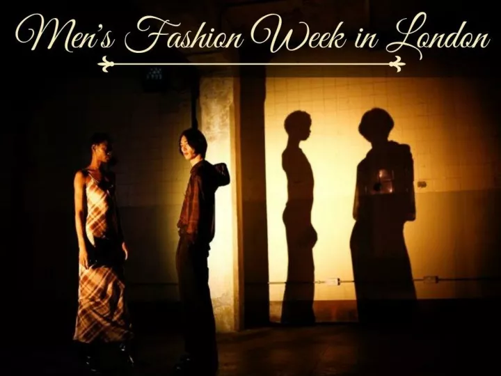 men s fashion week in london
