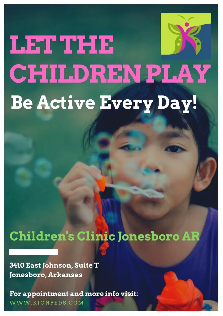 let the children play be active every day