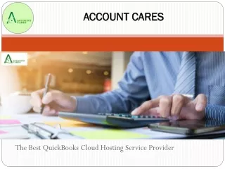 QuickBooks Cloud Hosting by Account Cares Professionals