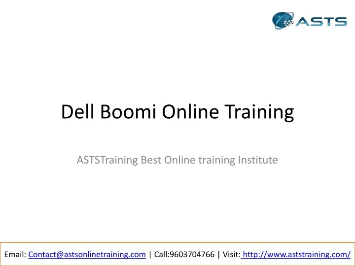 dell boomi online training