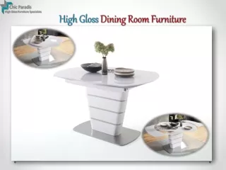 Modern High Gloss Dining Room Furniture