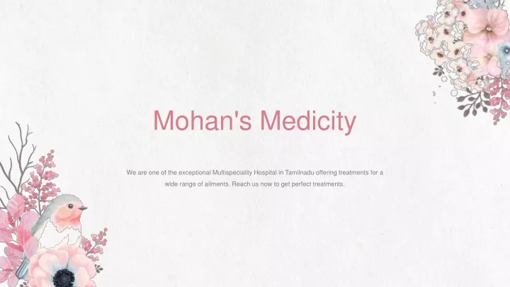 mohan s medicity