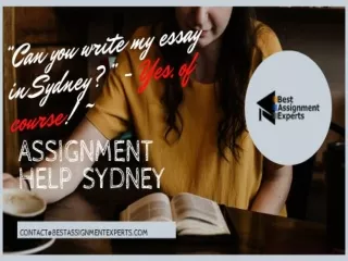 Professional Assignment help Services in Sydney Australia