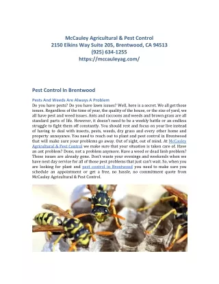 mccauley agricultural pest control 2150 elkins