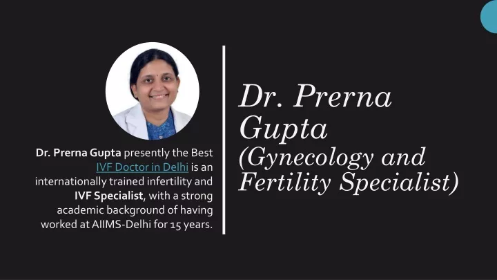 dr prerna gupta gynecology and fertility specialist