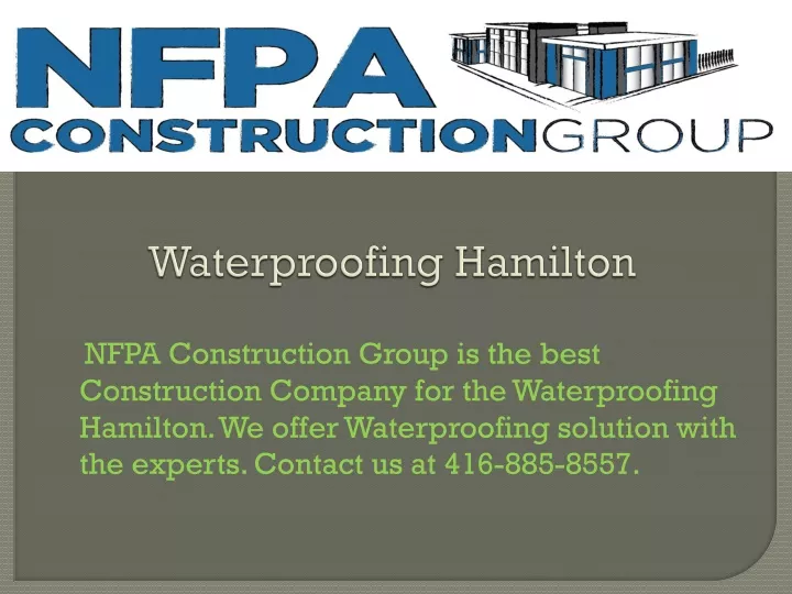 waterproofing hamilton