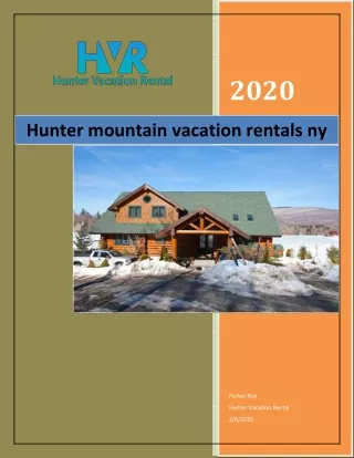 hunter mountain vacation rentals ny