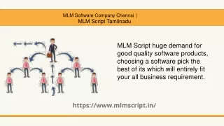 MLM Software Company Chennai | MLM Script Tamilnadu