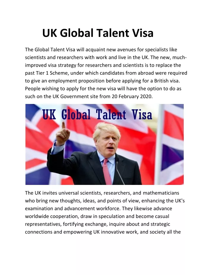 uk global talent visa