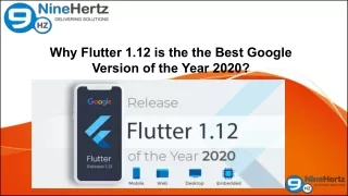 Why Flutter 1.12 is the the Best Google Version of the Year 2020?
