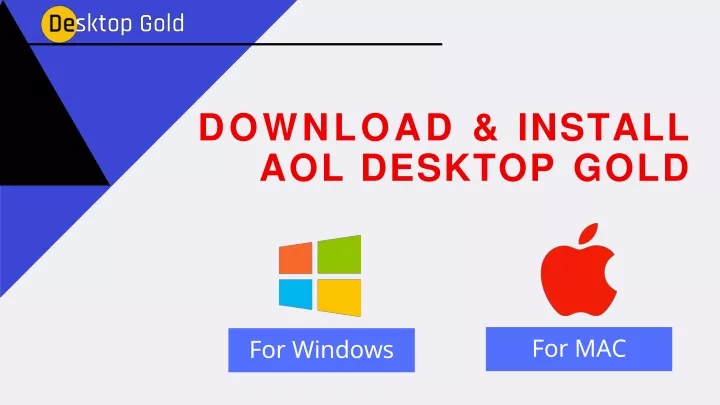download install aol desktop gold