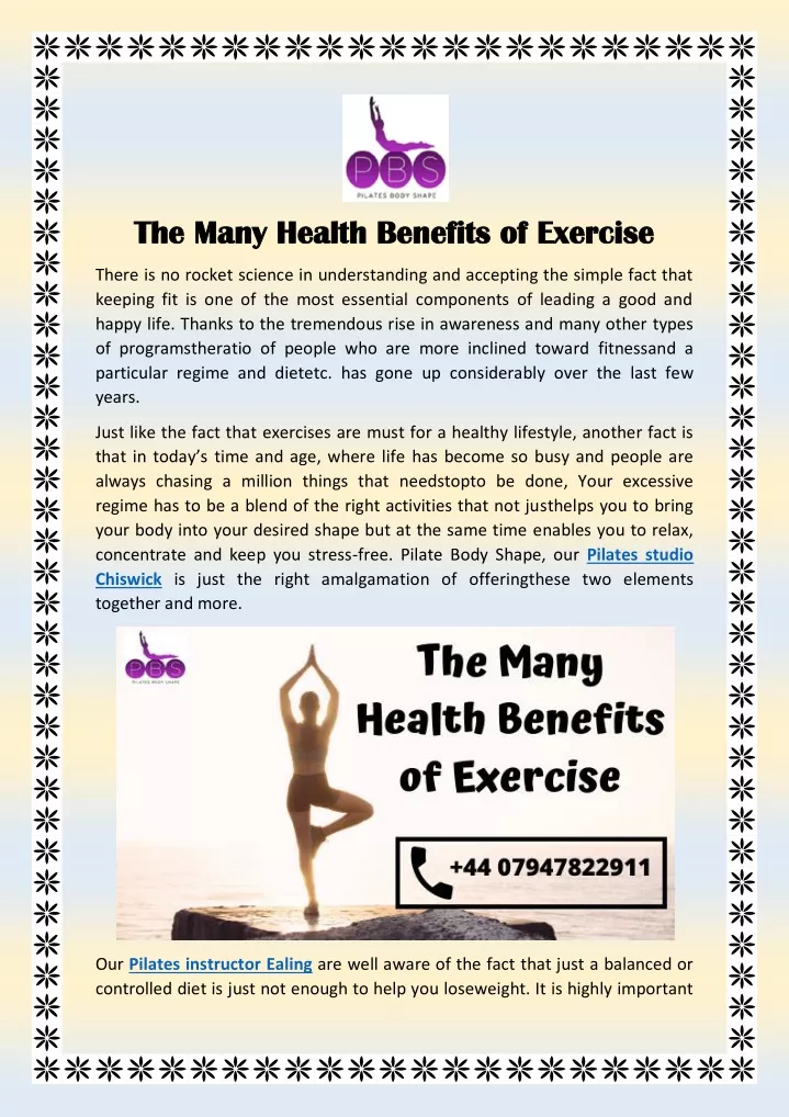 the many health benefits of exercise the many