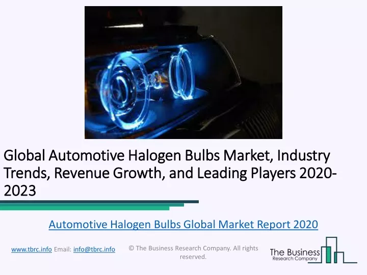 global global automotive halogen bulbs market
