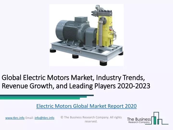 global global electric motors market industry