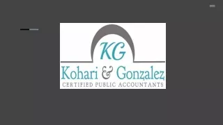 Accountants Near Me - Kohari & Gonzalez PLLC