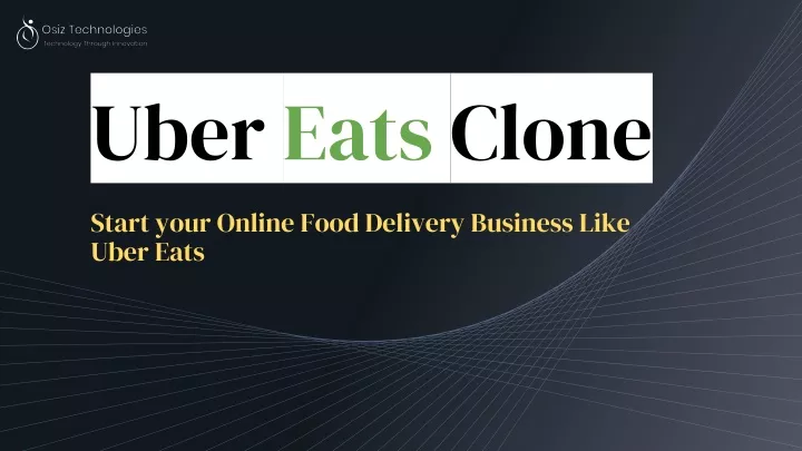 uber eats clone start your online food delivery business like uber eats