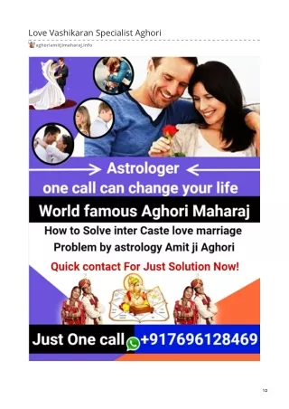 Love Problem Solution Pandit Ji | Online Love Solution Astrologer   91-876914211