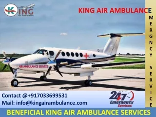 Pick Classy Air Ambulance Service in Patna and Guwahati by King Ambulance