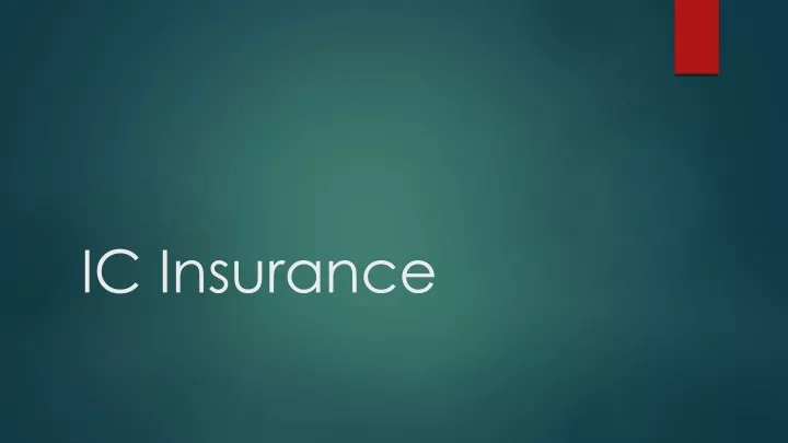 ic insurance
