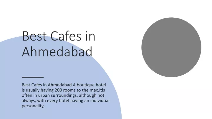 best cafes in ahmedabad