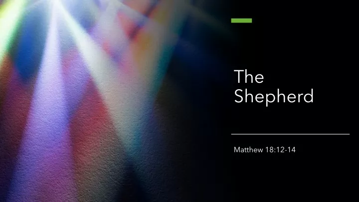 the shepherd