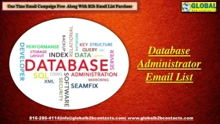 Database Administrator Email List