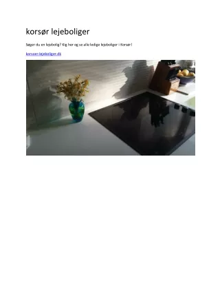 kors r lejeboliger