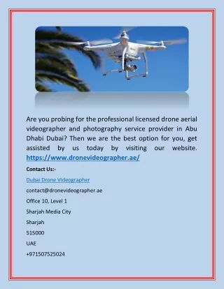 Dubai Aerial Photography