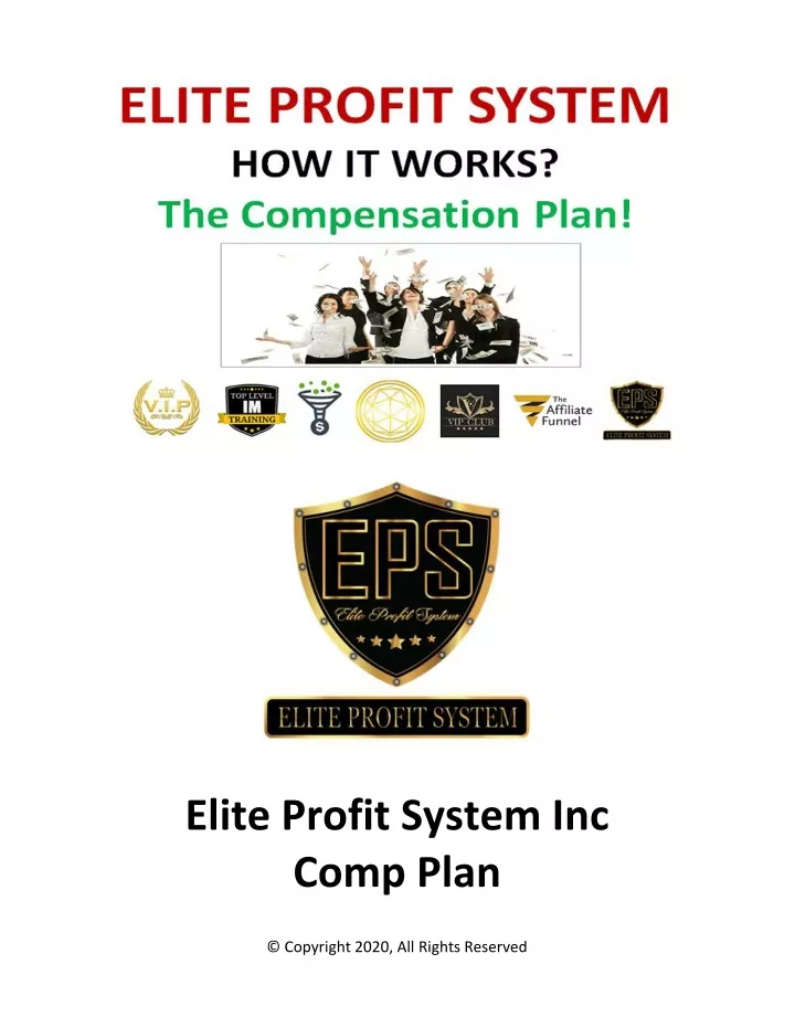 elite profit system inc comp plan
