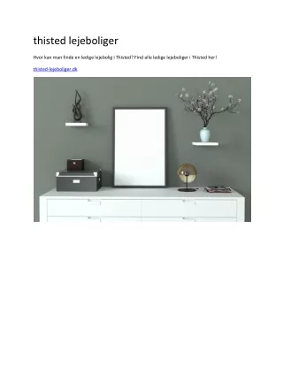 thisted lejeboliger